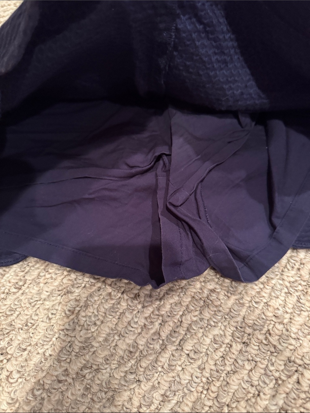 Lilly Pulitzer Navy Scalloped Hem Skort - Picture 3 of 6